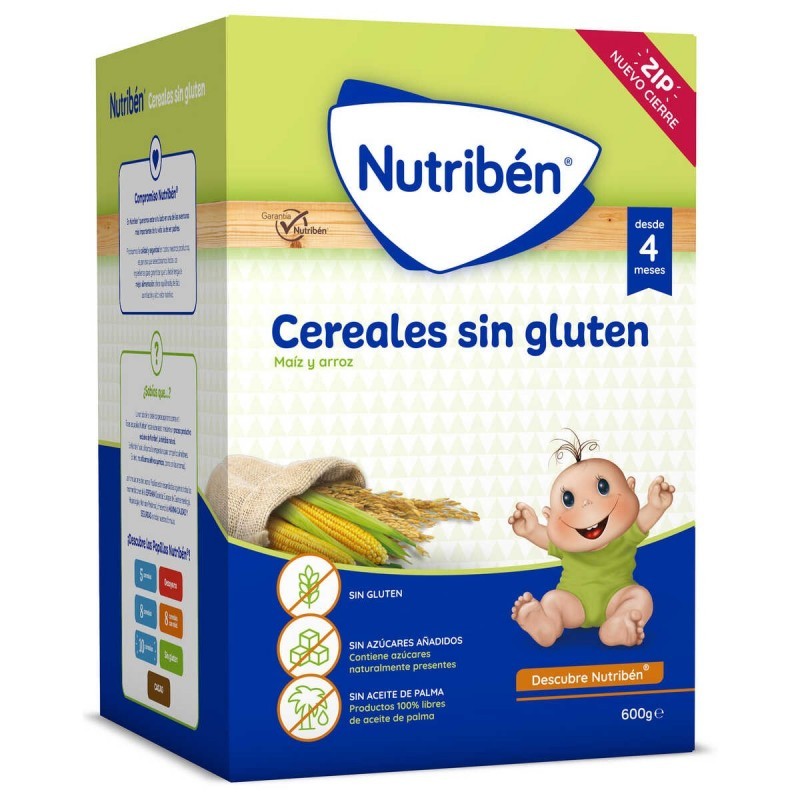 NESTLÉ PAPILLA CEREALES SIN GLUTEN 600 GR