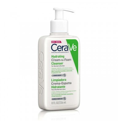 CERAVE LIMPIADOR CREMA HIDRATANTE ESPUMOSA 236 ML