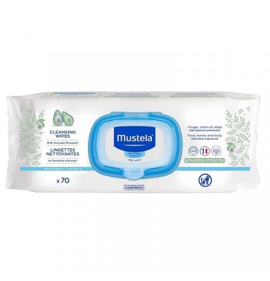 MUSTELA TOALLITAS GRUESAS 70 UDS