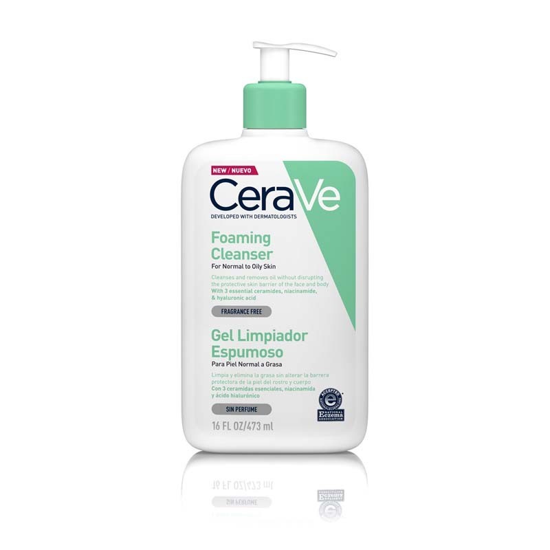 CERAVE GEL LIMPIADOR ESPUMOSO 473 ML