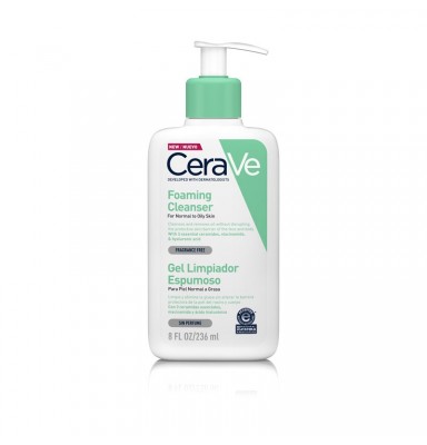 CERAVE GEL LIMPIADOR ESPUMOSO 236 ML