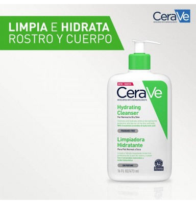 CERAVE LIMPIADORA HIDRATANTE 473 ML