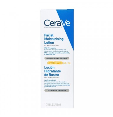 CERAVE LOCIÓN HIDRATANTE DE ROSTRO SPF30+ 52 ML