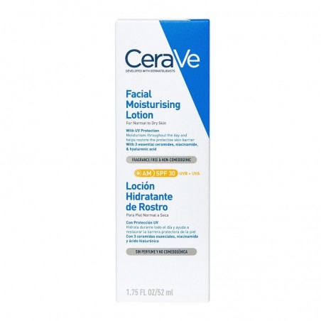  CERAVE LOCIÓN HIDRATANTE DE ROSTRO SPF30+ 52 ML 