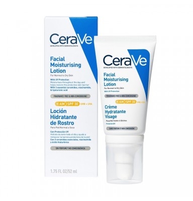 CERAVE LOCIÓN HIDRATANTE DE ROSTRO SPF30+ 52 ML