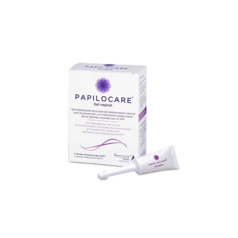 PAPILOCARE GEL VAGINAL 7 CÁNULAS 5 ML