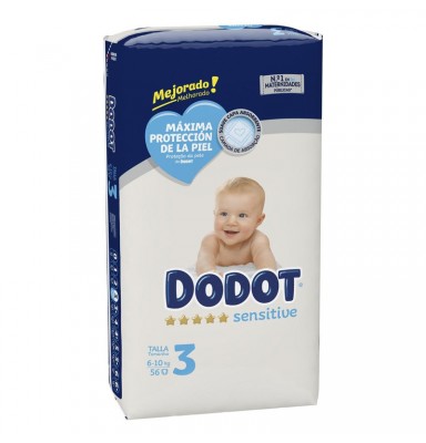 DODOT PAÑAL SENSITIVE 5-10 KG 40 UDS