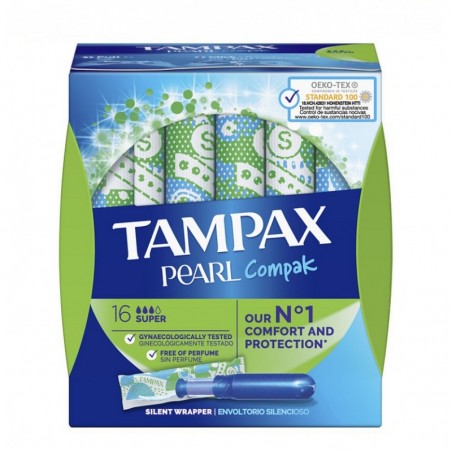  TAMPAX COMPAK PEARL SUPER 18 