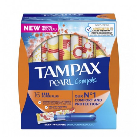  TAMPAX COMPAK PEARL SUPERPLUS 18 UDS 