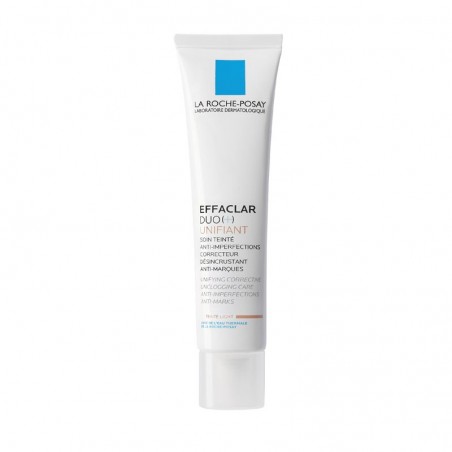  LA ROCHE-POSAY EFFACLAR DUO + UNIFIANT TONO CLARO CREMA 40 ML 