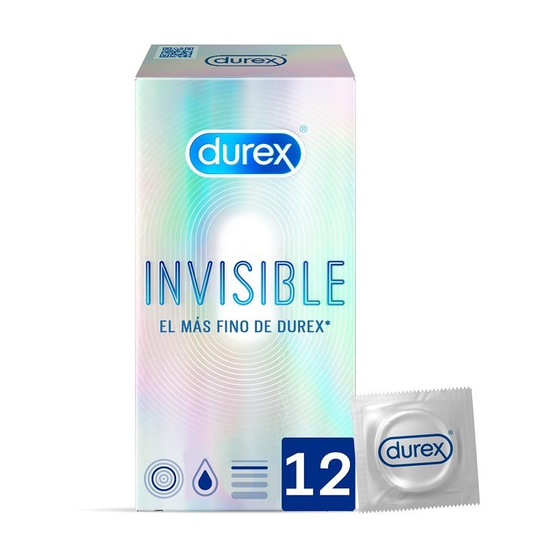 DUREX INVISIBLE EXTRA FINO SENSITIVO 12U