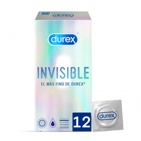  DUREX INVISIBLE EXTRA FINO SENSITIVO 12U 