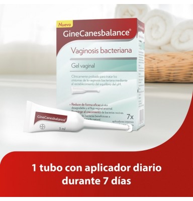 GINECANESBALANCE GEL VAGINAL 7 TUBOS 5ML