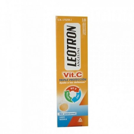  LEOTRON VITAMINA C ANGELINI 18 COMPRIMIDOS EFERVESCENTES 