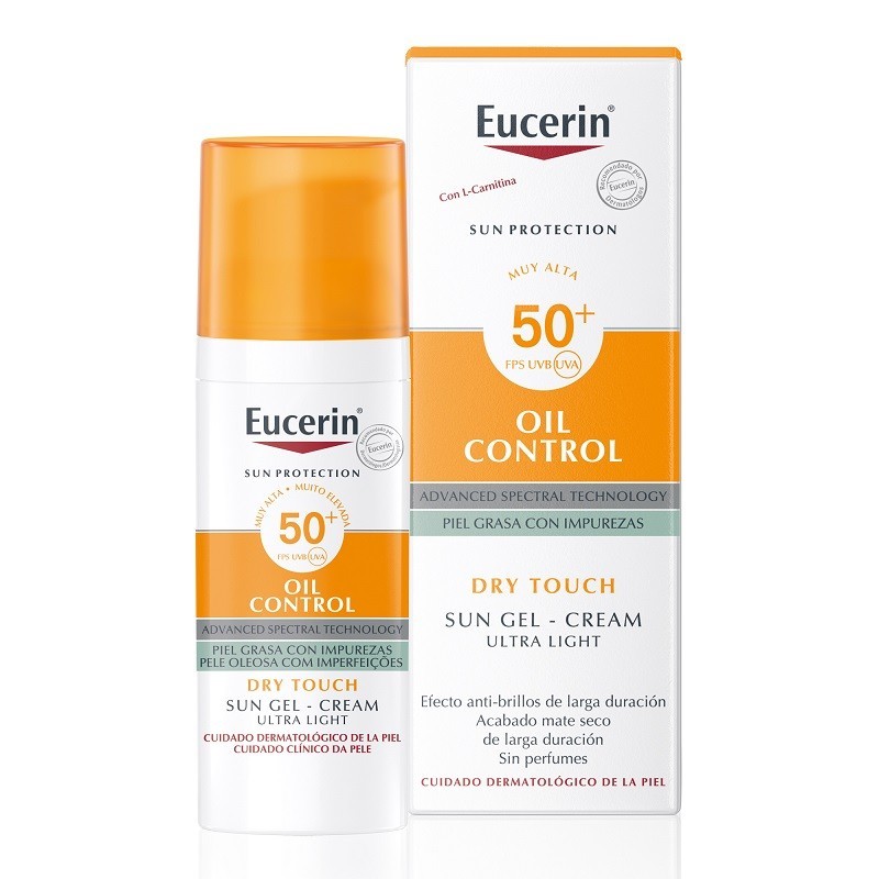 EUCERIN SUN SPF50 GEL CREMA OIL CONTROL