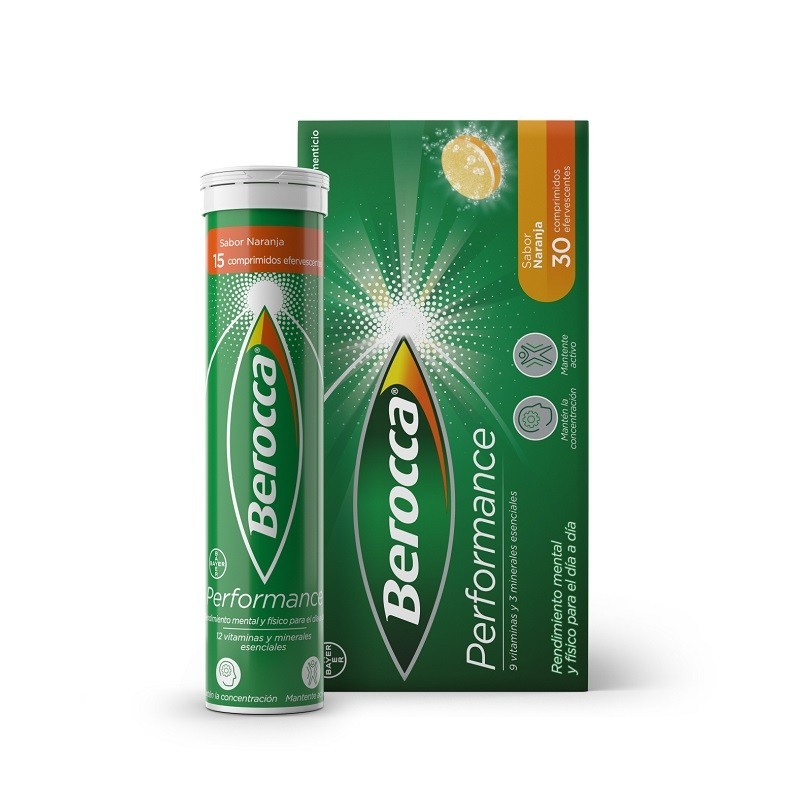 BEROCCA PERFORMANCE NARANJA 30 COMPRIMIDOS EFER