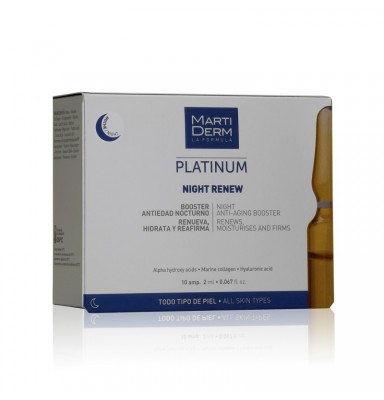 MARTIDERM PLATINUM NIGHT RENEW 10 AMP