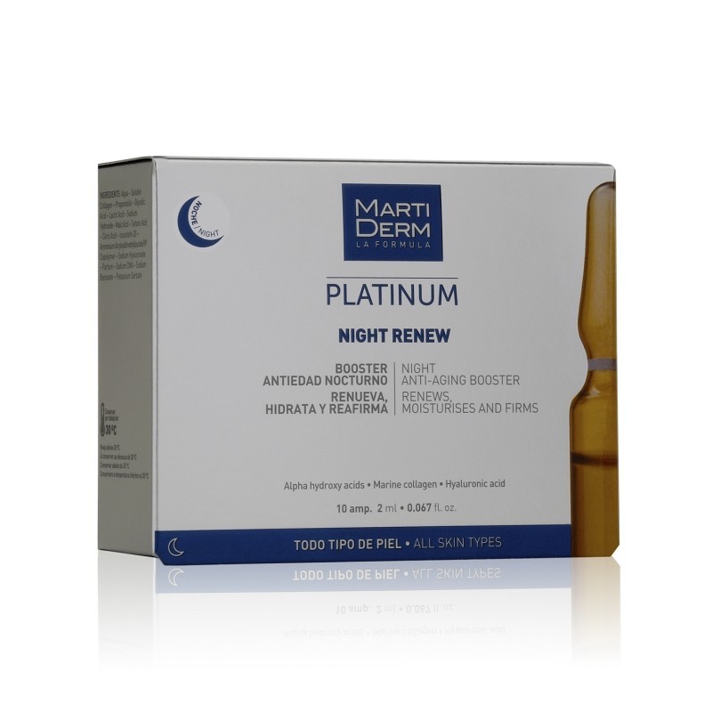 MARTIDERM PLATINUM NIGHT RENEW 10 AMP