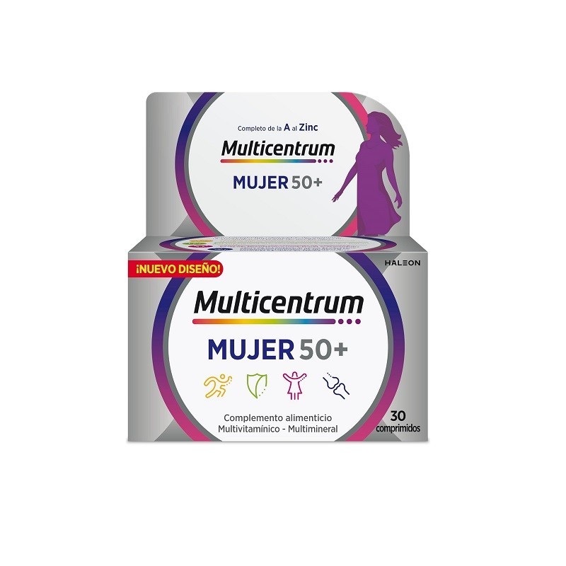 MULTICENTRUM MUJER 50+ 30 COMPRIMIDOS