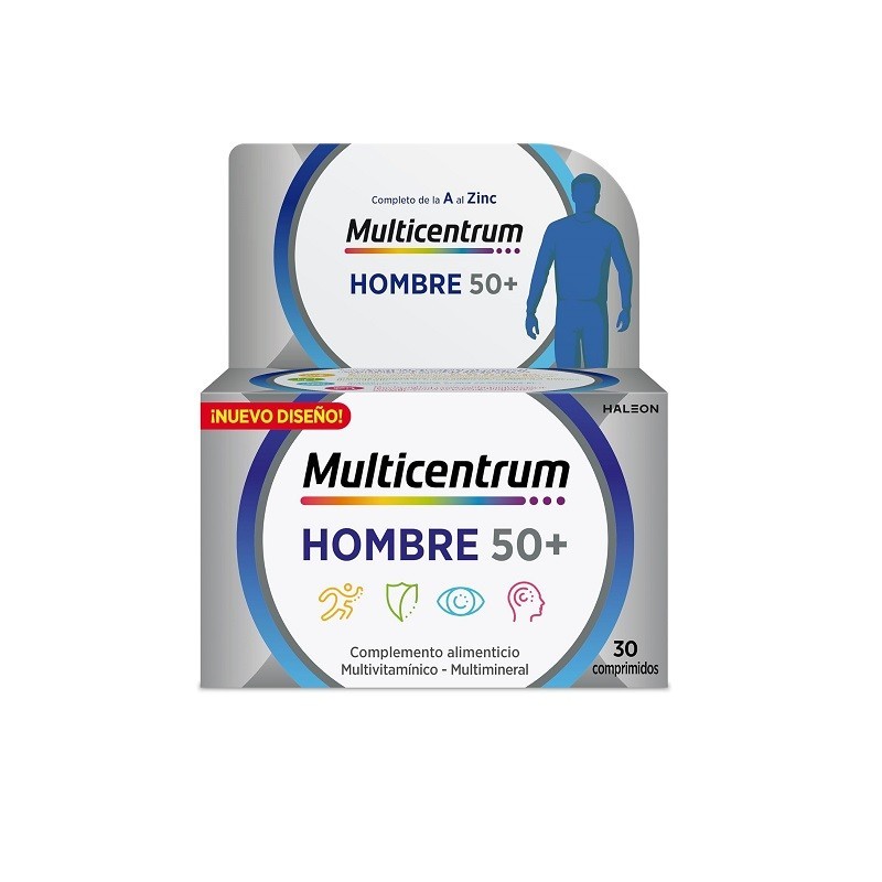 MULTICENTRUM HOMBRE 50+ 30 COMPRIMIDOS