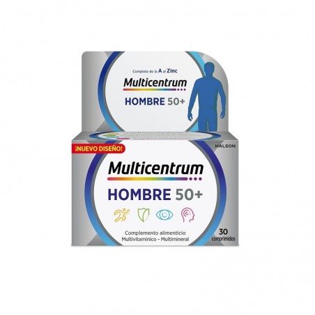  MULTICENTRUM HOMBRE 50+ 30 COMPRIMIDOS 