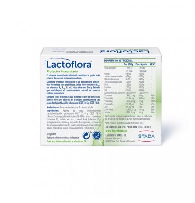 LACTOFLORA PROTEC INMUNITARIO 30 CÁPSULAS