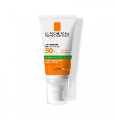 LA ROCHE-POSAY ANTHELIOS UVMUNE 400 GEL-CREMA ANTIBRILLO TOQUE SECO SPF50+ 50 ML