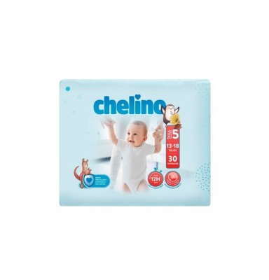 CHELINO PAÑAL TALLA 5 13-18 KG 30 UNIDADES