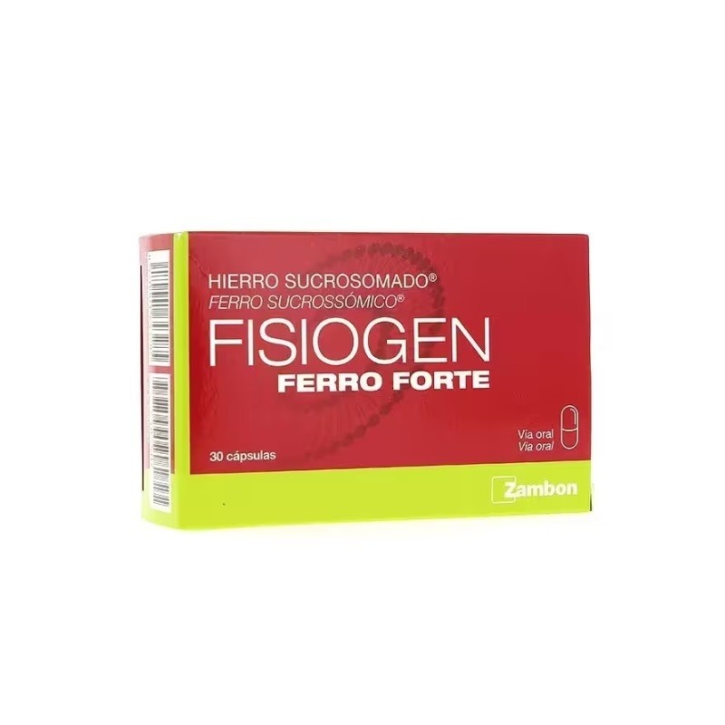 FISIOGEN FERRO FORTE 30 CÁPSULAS