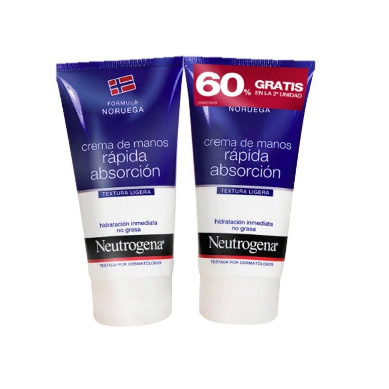 NEUTROGENA CREMA MANOS RÁPIDA ABSORCIÓN 2X75