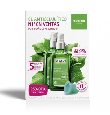 WELEDA TRATAMIENTO ANTICELULÍTICO DE ABEDUL 2X100ML (2ªUD 25%)