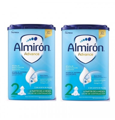 ALMIRÓN ADVANCE 2 DUPLO LECHE DE CONTINUACIÓN 2X800GR NUEVA FÓRMULA