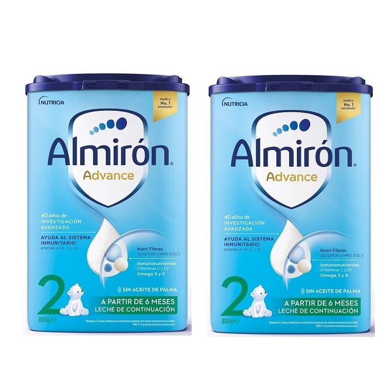 ALMIRÓN ADVANCE 2 DUPLO LECHE DE CONTINUACIÓN 2X800GR NUEVA FÓRMULA