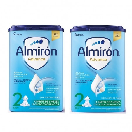  ALMIRÓN ADVANCE 2 DUPLO LECHE DE CONTINUACIÓN 2X800GR NUEVA FÓRMULA 