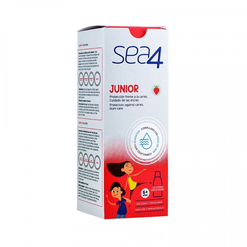 SEA4 COLUTORIO INFANTIL SABOR FRESA 500ML