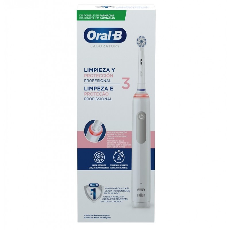 ORAL-B CEPILLO ELÉCTRICO LIMPIEZA Y PROTECCIÓN PROFESIONAL 3 LABORATORY