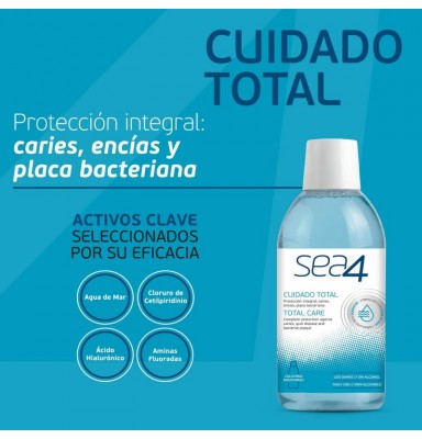 SEA4 COLUTORIO CUIDADO TOTAL 500ML