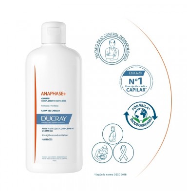 DUCRAY ANAPHASE+ CHAMPÚ ANTICAÍDA 400ML