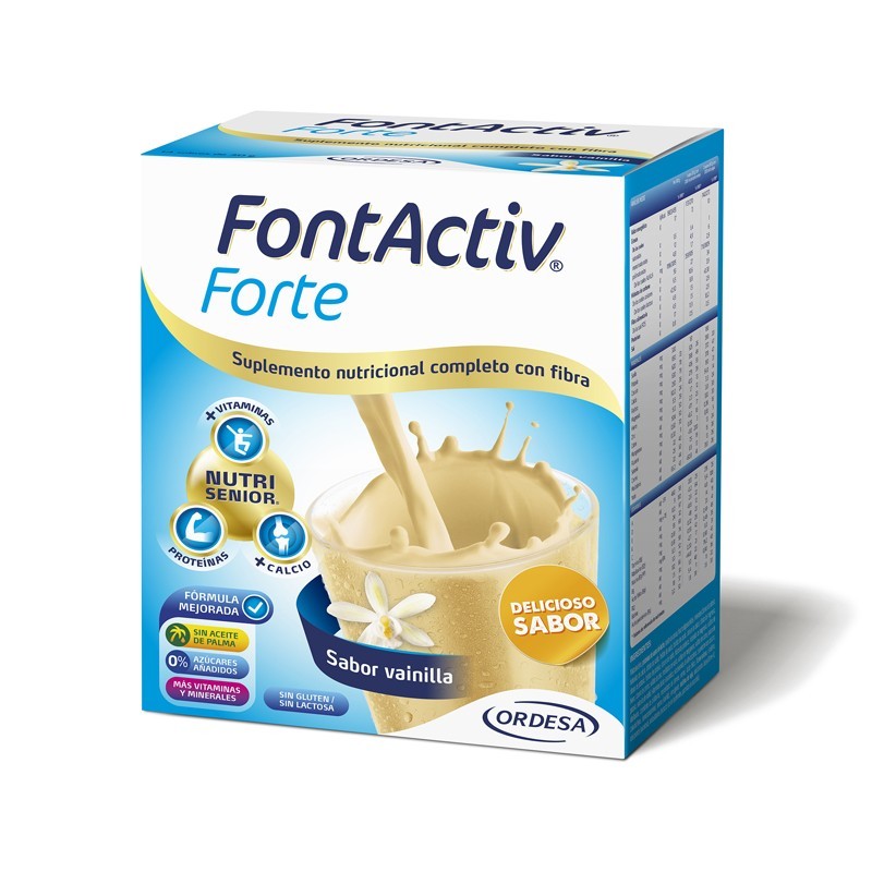 FONTACTIV FORTE SABOR VAINILLA 14 SOBRES 30G