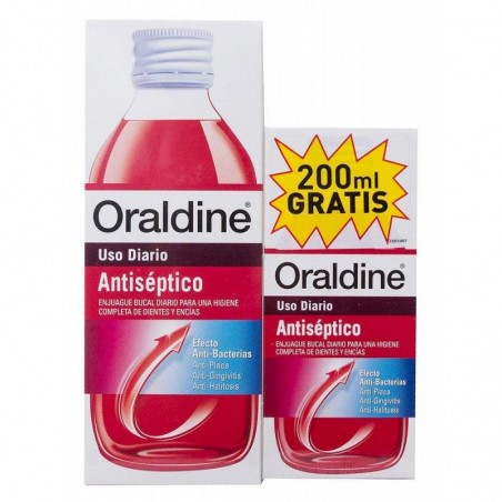  ORALDINE ANTISÉPTICO PACK 400ML + 200ML GRATIS 