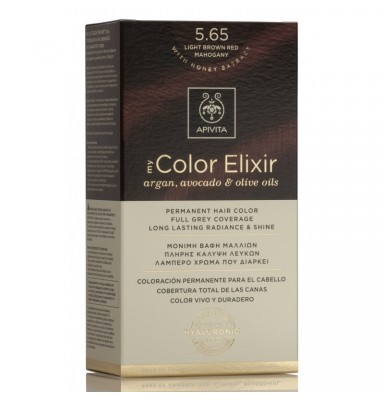 APIVITA TINTE 5.65 CASTAÑO CLARO CAOBA MY COLOR ELIXIR