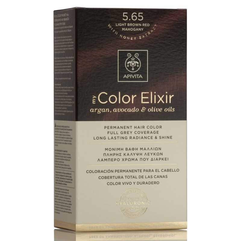 APIVITA TINTE 5.65 CASTAÑO CLARO CAOBA MY COLOR ELIXIR