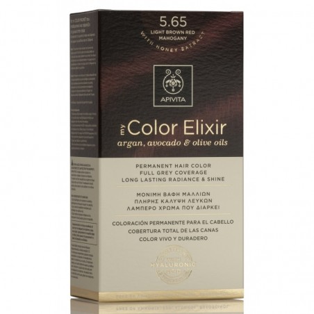  APIVITA TINTE 5.65 CASTAÑO CLARO CAOBA MY COLOR ELIXIR 