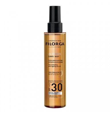 FILORGA UV BRONZE ACEITE SOLAR CORPORAL ANTIEDAD BRONCEADO SPF30 (150ML)