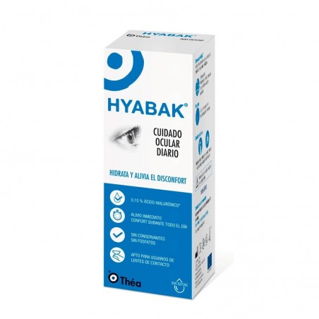  HYABAK LUBRICANTE OCULAR SOLUCIÓN 0,15% 10ML 