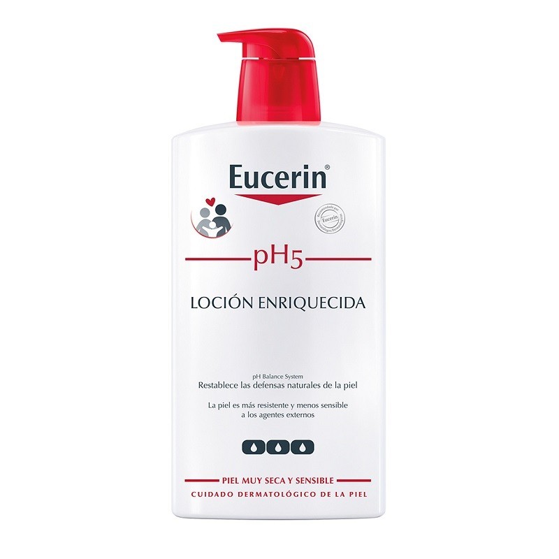 EUCERIN PH5 LOCIÓN ENRIQUECIDA PIEL MUY SECA SENSIBLE 1L