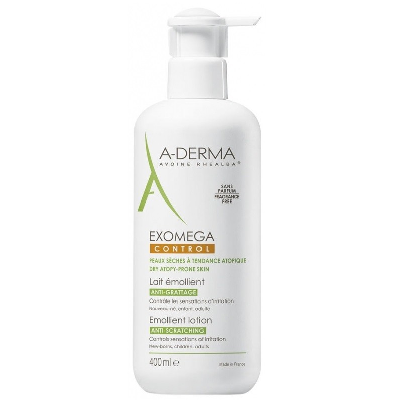 A-DERMA EXOMEGA CONTROL LECHE EMOLIENTE 400ML