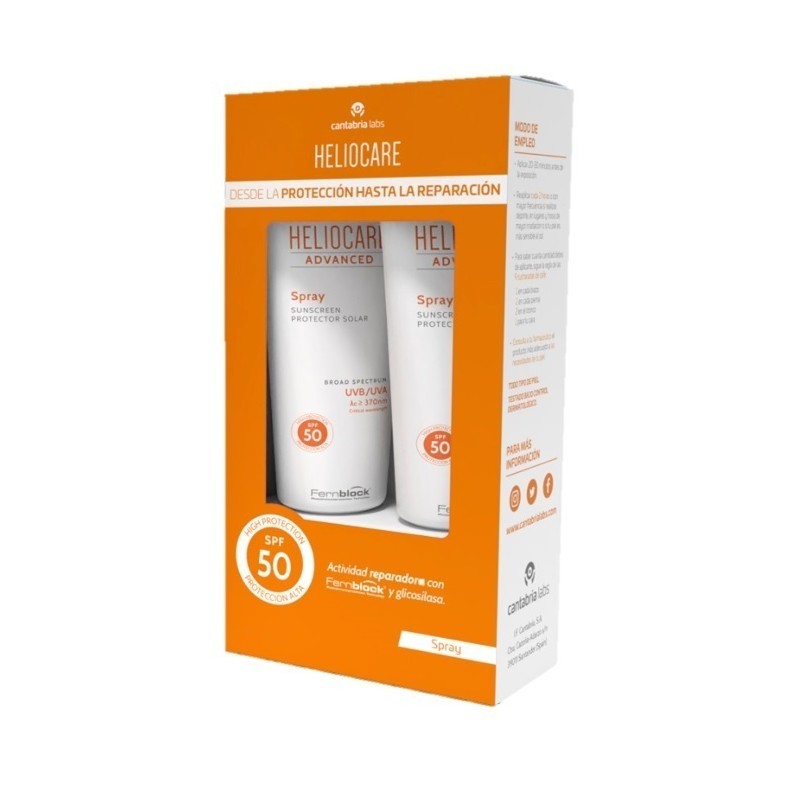 HELIOCARE ADVANCED SPRAY PROTECTOR SOLAR SPF50 DUPLO 2X200ML