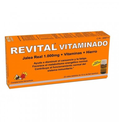 PHARMA OTC REVITAL VITAMINADO 10 ML X 20 AMPOLLAS