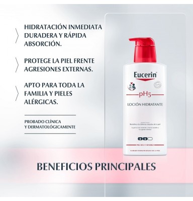 EUCERIN PH5 LOCIÓN HIDRATANTE PIEL SENSIBLE Y SECA 400ML